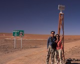crw_3110 Serene and I at the Hito Cajones border crossing between Chile and Bolivia.
