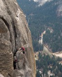 crw_8530 Jared and Justin on the first rappel into the notch.