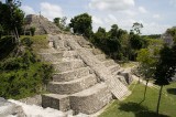 _mg_0495 I'm standing at the top of the tallest pyramid in the East Acropolis in Yaxha.