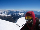 img_0306 Obligatory summit shot of Eu-Jin on Tocllaraju (6032 m).