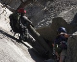 crw_5704 Danielle almost past the tree while Chris waits on a nice ledge.