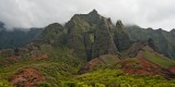 _mg_1256 The pali behind Kalalau beach. It gets clouded in every afternoon when we were there.