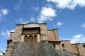 img_8213 Coricancha. The Spanish destroyed the original building to build the church at Santo Domingo. After an earthquake destroyed the church, Coricancha was partially rebuilt.