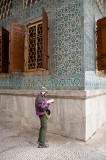 _mg_9643 Serene reading the guidebook about the Harem in Topkapi Palace, Istanbul