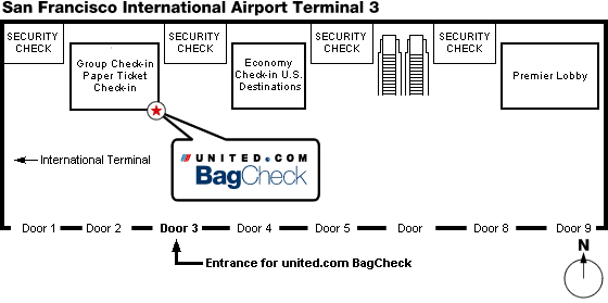 check bags online united